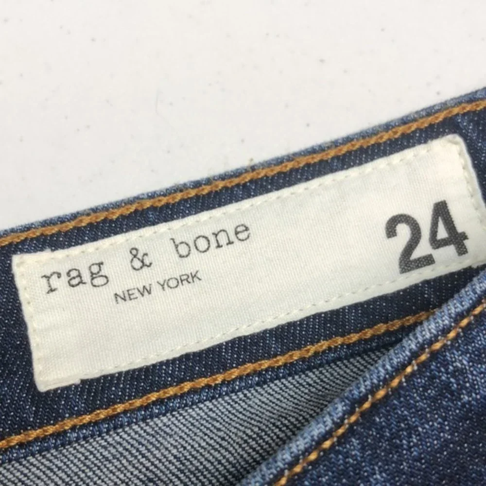 LIKE NEW RAG & BONE DRE STRAIGHT JEANS 24x30 MADE IN USA 🇺🇸